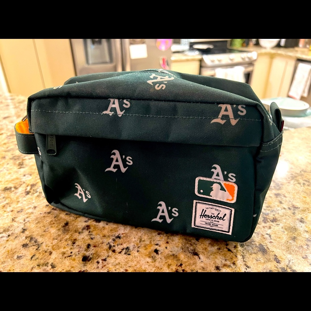 Hershel Oakland A’s toiletry bag
